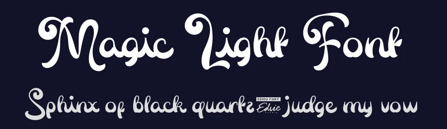 Magic Light Font by edricstudio — Script Handwritten Font — thumbnail 2