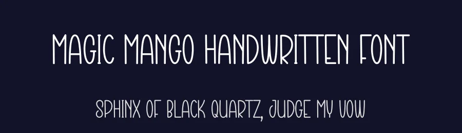 Magic Mango Handwritten Font by andikastudio — Script Handwritten Font — thumbnail 2