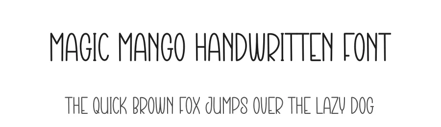 Magic Mango Handwritten Font by andikastudio — Script Handwritten Font