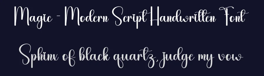 Magic – Modern Script Handwritten Font by andikastudio — Script Handwritten Font — thumbnail 2