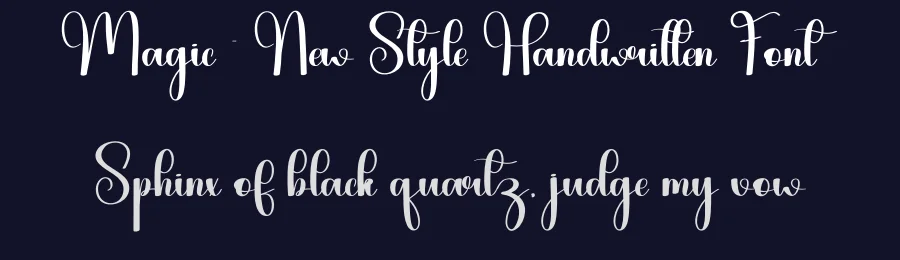 Magic – New Style Handwritten Font by andikastudio — Script Handwritten Font — thumbnail 2