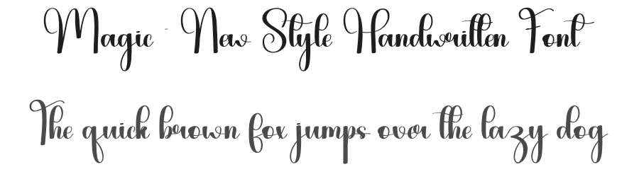 Magic – New Style Handwritten Font by andikastudio — Script Handwritten Font