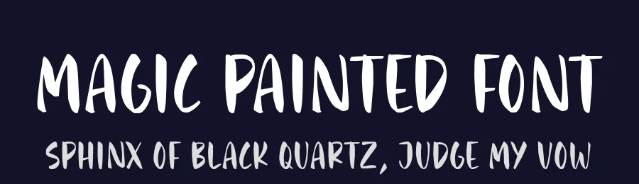 Magic Painted Font by Timur type — Script Handwritten Font — thumbnail 2