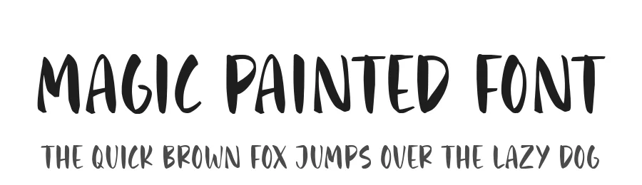 Magic Painted Font by Timur type — Script Handwritten Font