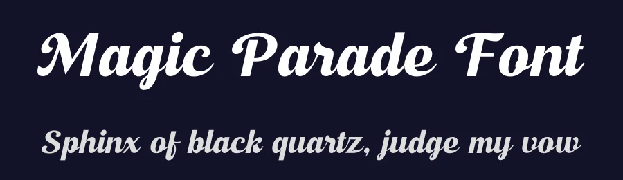 Magic Parade Font by timelesstype.co — Display Font — thumbnail 2