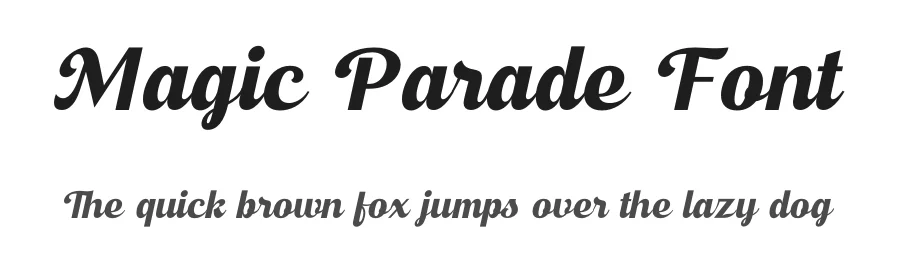 Magic Parade Font by timelesstype.co — Display Font