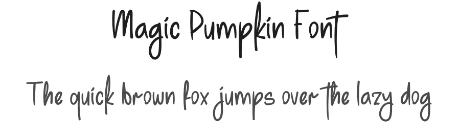 Magic Pumpkin Font by levincreative β Script Handwritten Font