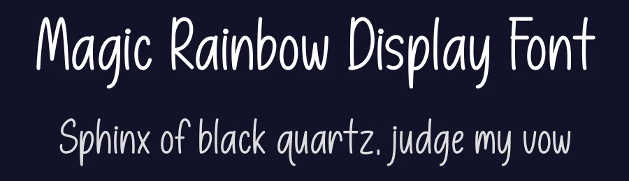 Magic Rainbow Display Font by DN Creative — Display Font — thumbnail 2