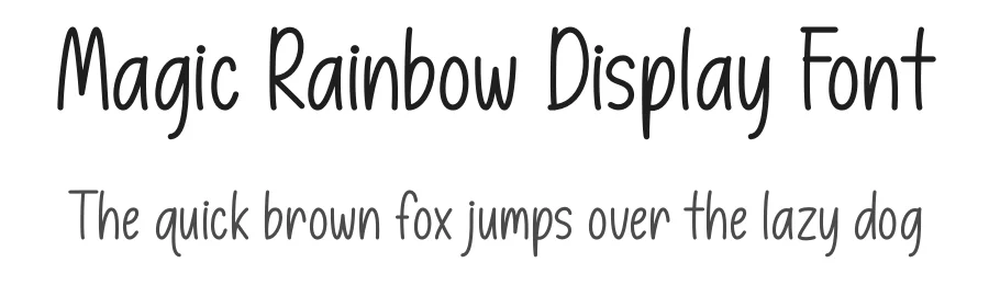 Magic Rainbow Display Font by DN Creative — Display Font
