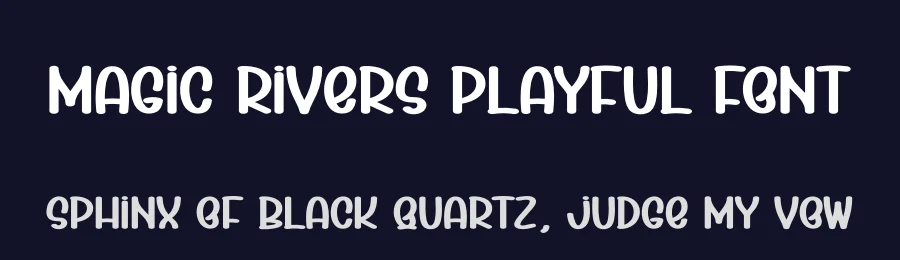 Magic Rivers Playful Font by creativeletter — Script Handwritten Font — thumbnail 2