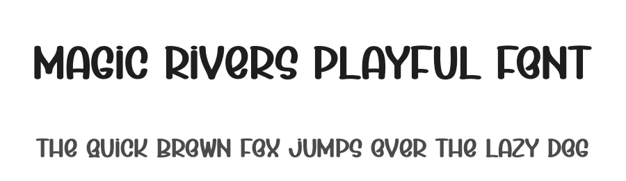 Magic Rivers Playful Font by creativeletter — Script Handwritten Font