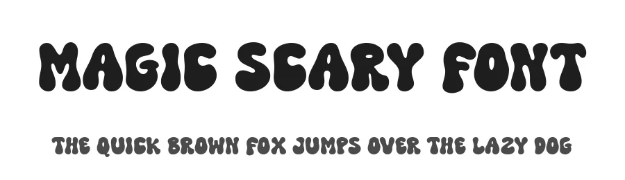 Magic Scary Font