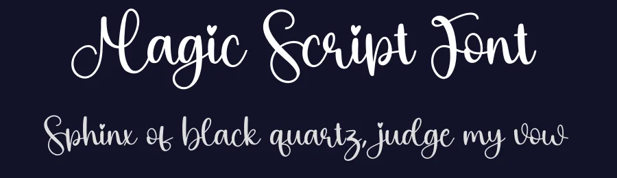 Magic Script Font by creativeletter — Script Handwritten Font — thumbnail 2
