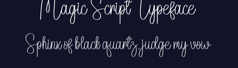 Magic Script Typeface by creativeletter — Script Handwritten Font — thumbnail 2