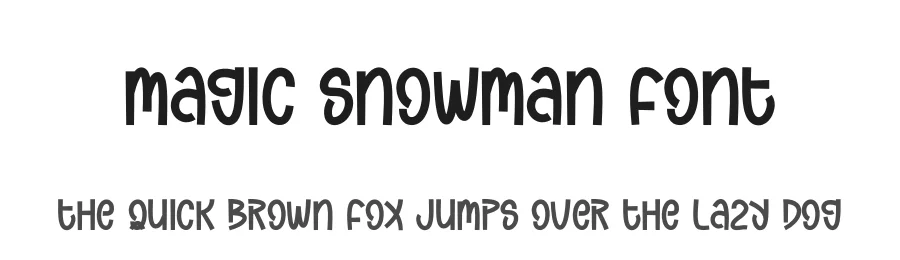 Magic Snowman Font by andikastudio — Display Font