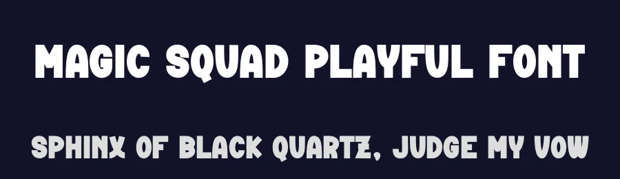 Magic Squad Playful Font by andikastudio — Display Font — thumbnail 2