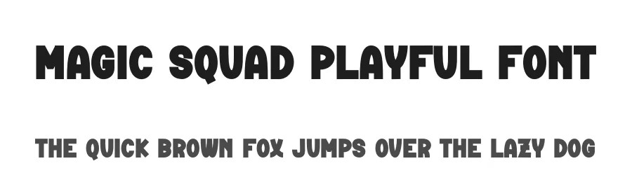 Magic Squad Playful Font by andikastudio — Display Font