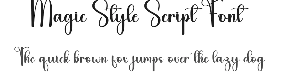 Magic Style Script Font by andikastudio — Script Handwritten Font