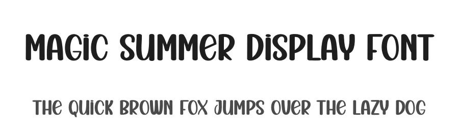 Magic Summer Display Font by andikastudio — Display Font