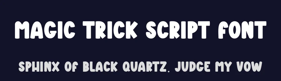 Magic Trick Script Font by creativeletter — Display Font — thumbnail 2