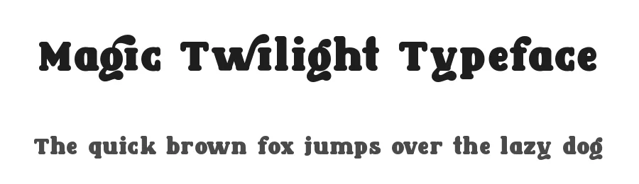 Magic Twilight Typeface by Rismatype — Display Font