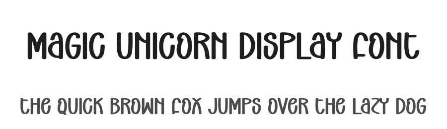 Magic Unicorn Display Font by andikastudio — Display Font
