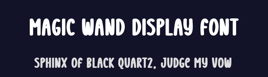 Magic Wand Display Font by creativeletter — Display Font — thumbnail 2