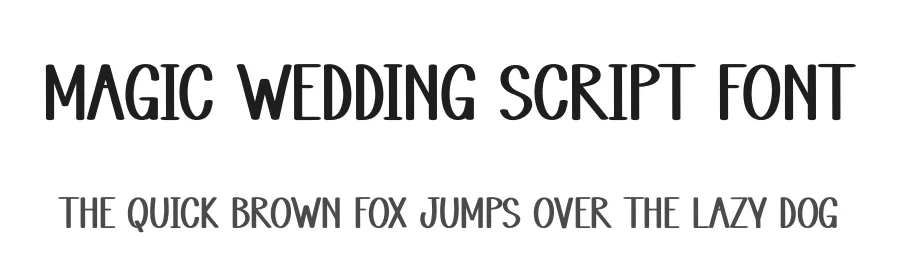 Magic Wedding Script Font by andikastudio — Display Font