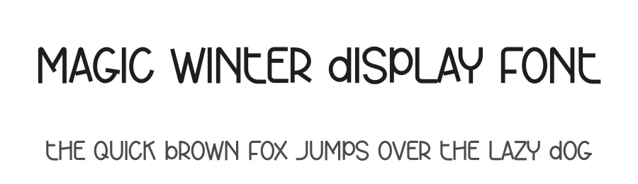 Magic Winter Display Font by andikastudio — Display Font