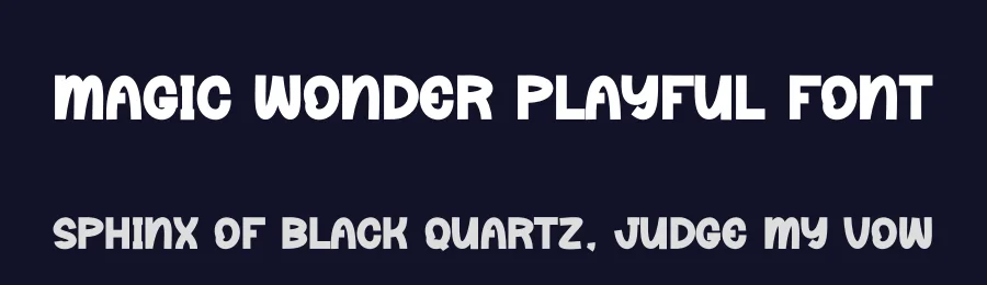 Magic Wonder Playful Font by andikastudio — Display Font — thumbnail 2
