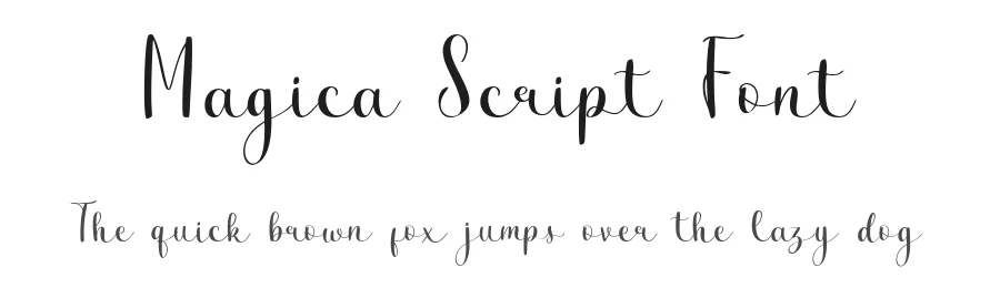 Magica Script Font by Essentials Studio — Script Handwritten Font