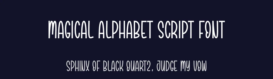 Magical Alphabet Script Font by creativeletter — Script Handwritten Font — thumbnail 2