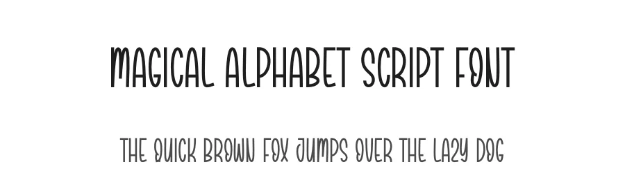 Magical Alphabet Script Font by creativeletter — Script Handwritten Font