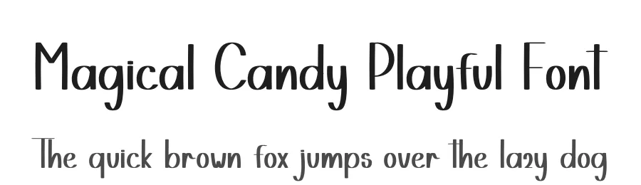 Magical Candy Playful Font by freshtypeink — Display Font