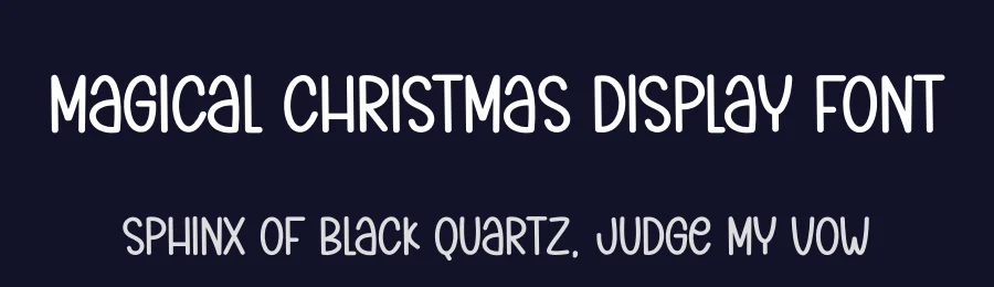 Magical Christmas Display Font by andikastudio — Display Font — thumbnail 2