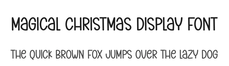 Magical Christmas Display Font by andikastudio — Display Font