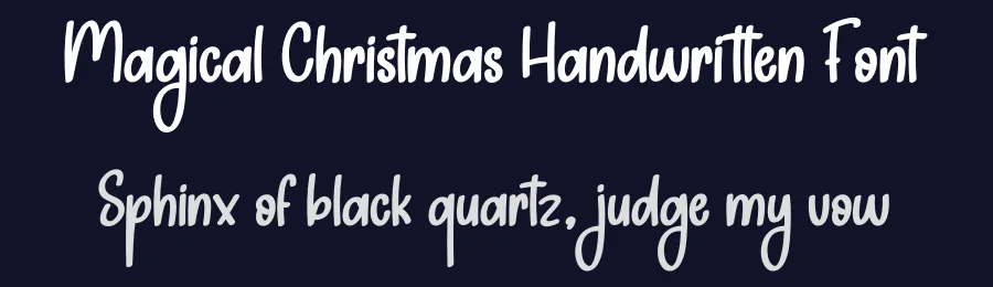 Magical Christmas Handwritten Font by creativeletter — Display Font — thumbnail 2