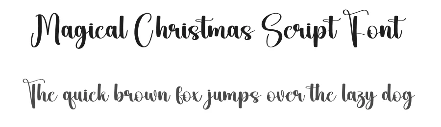 Magical Christmas Script Font by andikastudio — Script Handwritten Font