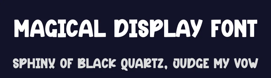 Magical Display Font by andikastudio — Display Font — thumbnail 2
