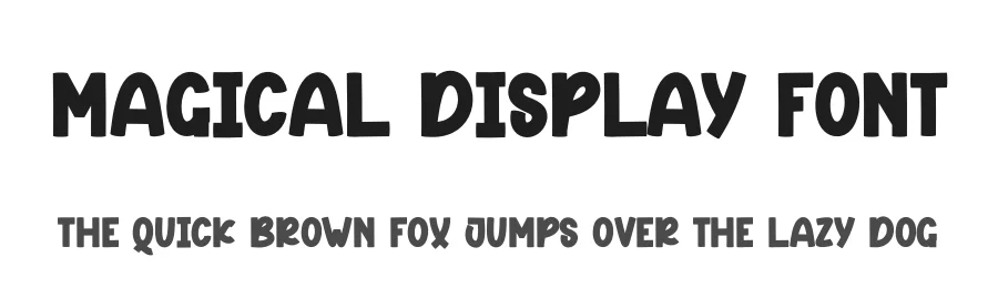 Magical Display Font by andikastudio — Display Font