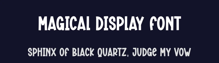 Magical Display Font by andikastudio — Display Font — thumbnail 2