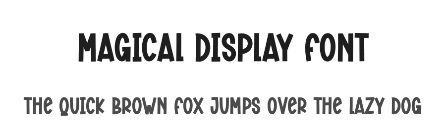 Magical Display Font by andikastudio — Display Font