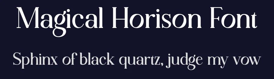 Magical Horison Font by BearyType Studio — Serif Font — thumbnail 2