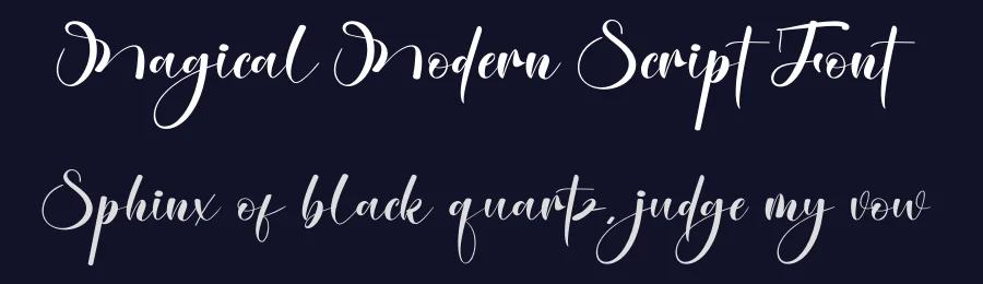 Magical Modern Script Font by creativeletter — Script Handwritten Font — thumbnail 2