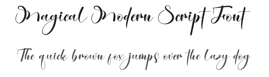 Magical Modern Script Font by creativeletter — Script Handwritten Font