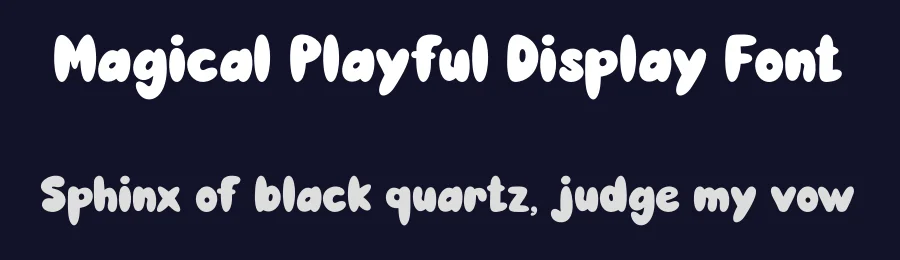 Magical Playful Display Font by Siapgraph — Display Font — thumbnail 2