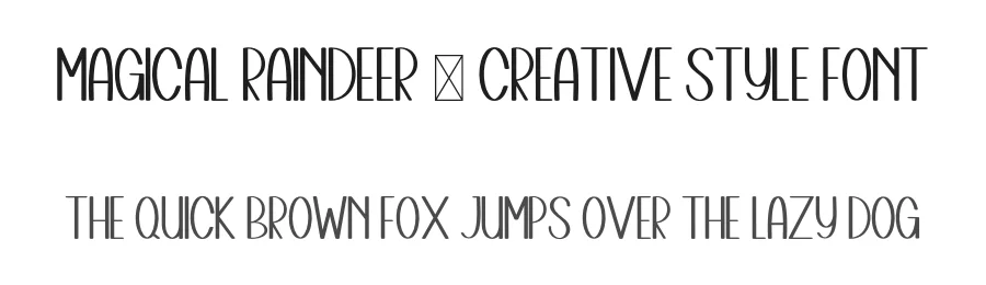Magical Raindeer – Creative Style Font by freshtypeink — Display Font