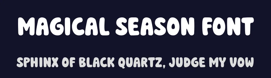 Magical Season Font by keithzo — Display Font — thumbnail 2