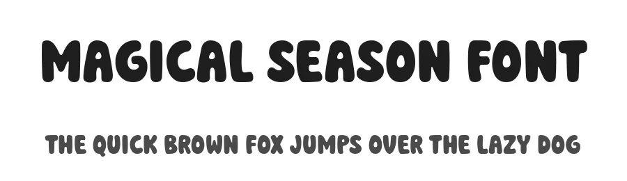 Magical Season Font by keithzo — Display Font