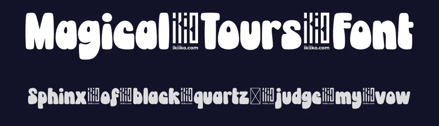 Magical Tours Font by ikiiko type — Decorative Font — thumbnail 2